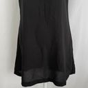 Pretty Little Thing New  Embroidered Floral Choker Neck Shift Dress Black Size 4 Photo 4