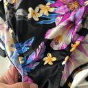 Maxine of Hollywood Women's  Black Swimsuit Tropical Flowers Size 22W EUC #S-258 Photo 1