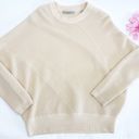 All Saints Deon Wool Cashmere Ribbed Sweater Jumper Crewneck Ivory Beige Photo 5