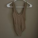 Abercrombie & Fitch Tan A&F Ribbed Body Suit Photo 1