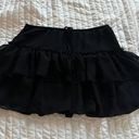 Target Black Ruffled Skirt Photo 0