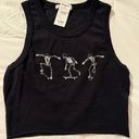 Tilly's Full Tilt Skeleton Women's Crop Muscle Tank Photo 0