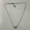 Kendra Scott  Elisa Gold Chain and Chalcedony Green Glass Stone Necklace Photo 3