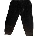 Bebe  Sport Black Velour Jogger Swest Pant Size 1X Photo 1