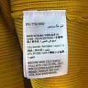 INC  International Concepts Sweater Gold Yellow Zipper V Neck Ribbed Sz XL NWT Photo 8