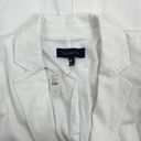 Talbots  Summer 2 Buttons Cotton Blazer Jacket White Size 10 Photo 9