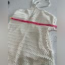 Vanilla Beach  Women's Crochet High Neck One Piece Swimsuit Off White Photo 10