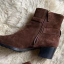 Tod's  Buckled Suede Ankle Boots Brown Size 38 Photo 7