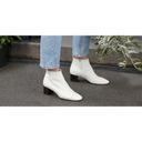 Everlane  The Day Ankle Boots in Bone Leather 7.5 New Womens Italy Booties Photo 15