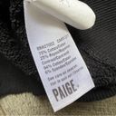 Paige  Daytona Chain Trim Casual Pullover Sweatshirt Black Silver Size Large Photo 7