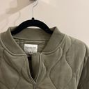 Abercrombie & Fitch Quilted Bomber Jacket Photo 7