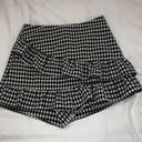 Olivaceous Gingham Ruffle Skort Photo 2