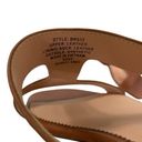 J.Crew  Leather Hazel Cutout Flat Sandals Rich Oak Size 8 Photo 5