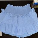 DO+BE Light Blue Ruffle Skort Photo 1