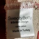 Sweaty Betty  Sweatshirt Back Cut Out Long Sleeve 100% Cotton Pink XSmall Photo 3