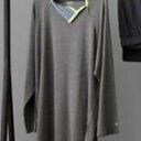 Jason Wu  x Eva Air gray button neck unisex sleep tunic, size large Photo 3