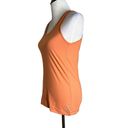 Gottex  Women's Racerback Tank Top Orange Open Back Athletic Sleeveless Size M Photo 2