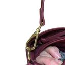 Steve Madden  Burgundy Bskylar Vegan Leather Bucket Crossbody Bag Women Photo 14