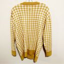 Joie  Gingham Button Front Plaid Long Cardigan Sweater Photo 3