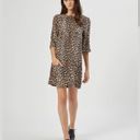 Equipment Femme Aubrey Silk Cheetah Print Shift Dress S Photo 1