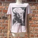 Marilyn Monroe  H&M white and grey short sleeve tee / M / Excellent condition Photo 3