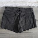 Reformation  Charlie High-Waisted Charcoal Grey Havana Denim Shorts Size 30 Photo 6