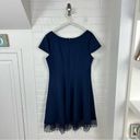 Donna Ricco  New York Navy Scuba Mesh Trim Dress Size 16 Photo 6