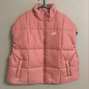 Nike  Sportswear Classic Women Puffer Pink/ Peach Vest Therma-FIT Oversized New Photo 0