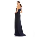 Mac Duggal NWT  26163 Midnight One Shoulder Ruched Jersey Evening Gown Size 10 Photo 1