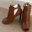 Michael Kors  Brown Lawson Open Toe Bootie NEW Size 10M Photo 2