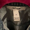 Refuge  XS 100% Cotton Denim Jean Jacket Retro Style Long Sleeve Photo 4