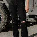 Aritzia Joni High Rise Loose- Black Ripped Jeans Photo 2