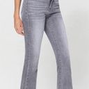 Vervet Gray High Rise Flare Jeans Photo 2