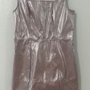 Love, Fire Faux leather pink mini dress size L  Photo 0