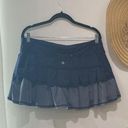 Lululemon Run Pacesetter Tiered Ruffle Skort Shorts navy Photo 2