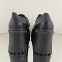 Soda Vintage Y2K Black Faux Leather Chunky Platform Lace Up Heeled Oxford Shoes Photo 5