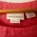 Cynthia Rowley  100% Linen Top Photo 10