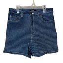 Bill Blass Vintage  Pinstripe High Waisted Shorts Size 8 Photo 0