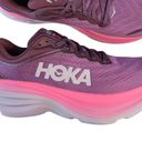 Hoka ONE ONE Bondi 8 Beautyberry Grape Wine Purple Run Walking Sneaker Womens 9B Photo 0