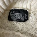 Knits Landing Ivory Vintage Chunky Turtleneck Sweater Size L Size L Photo 2