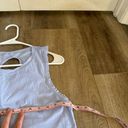 Lululemon  Fast as Light Frilled Tank Blue/Lavender Size 8 Photo 3