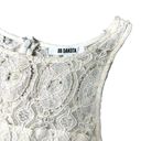 BB Dakota  Off White A-Line Fit And Flare Mini Dress Sleeveless Lace Knit 6 Photo 3