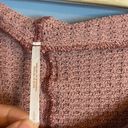 Free People Mauve Slouchy Knit Long Sleeve Top Photo 4