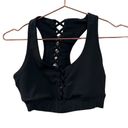 Soul Cycle cross hatch sports black bra. Size small Photo 2