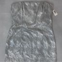 Carmen Marc Valvo  Collection Strapless Beaded Column Dress Photo 12