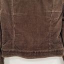 J.Crew  Corduroy Bomber Jacket Chocolate Brown Foldover Collar Women’s Size Small Photo 5