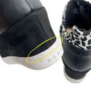 DKNY  Cosmos Black & White Animal Print Hidden Wedge Sneakers Photo 5