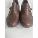 Earth Origins Women's  Brown Leather Heels Clogs Size 8.5 M EUC! Photo 4