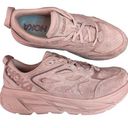 Hoka ONE ONE U Clifton L Suede Pale Mauve Pink Unisex Sneaker Trainer Women 11.5 Photo 0