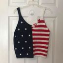 The Moon NWT & Madison American Flag Crop Top Photo 0